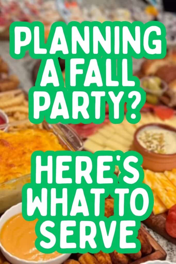 fall party food ideas