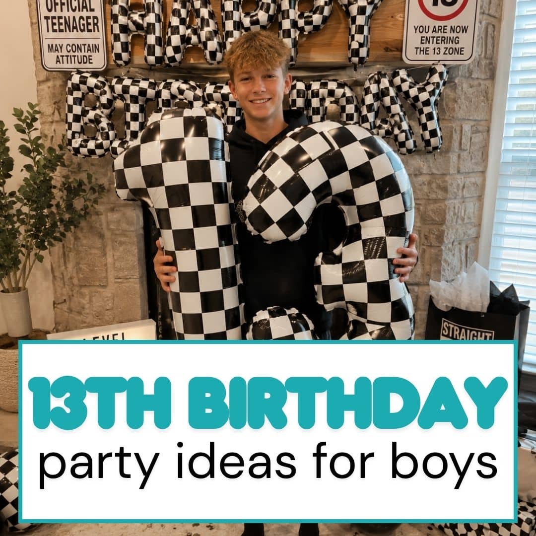 13th birthday party ideas for boys