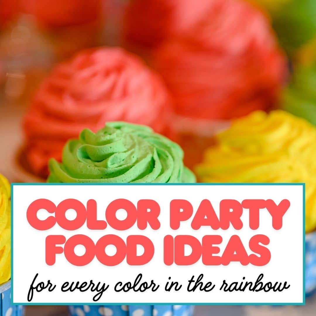 color party food ideas